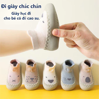 13 tuổi hoạt hình bé đế mềm chống trượt giày đi bộ chống rơi trẻ em đế mềm thoáng khí giày đi bộ