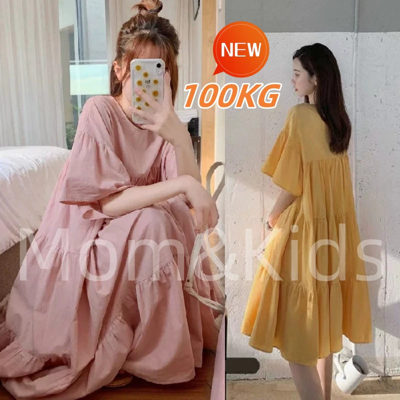 Đầm Bầu Size M-4XL Thời Trang Trẻ Trung # Seluar Mengandung