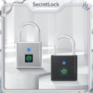 [Hàng HOT] Ổ khóa vân tay thông minh 0.5 giây Mở nhanh tiện dụng chống trộm【SecretLock】