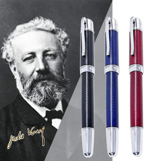 Bút Bi Kim Loại Màu Đen Phiên Bản Giới Hạn Jules Verne Ocean Blue MB