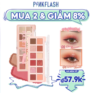 Bảng Phấn Mắt PINKFLASH 12 Màu Sắc Tố Cao Trang Điểm Mượt Mà