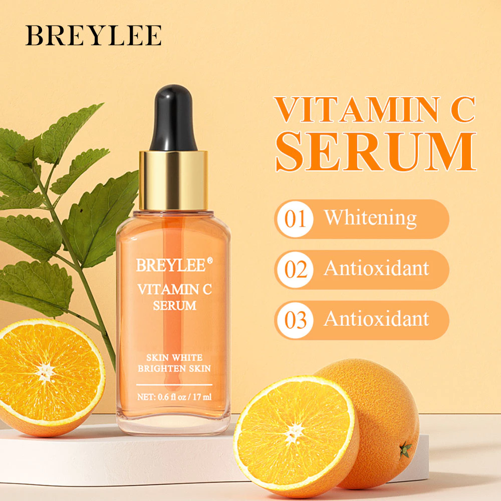 Tinh Chất Vitamin C Breylee Dưỡng Ẩm Làm Mờ Vết Thâm Chống Lão Hóa Chăm Sóc Làn Da 17ml