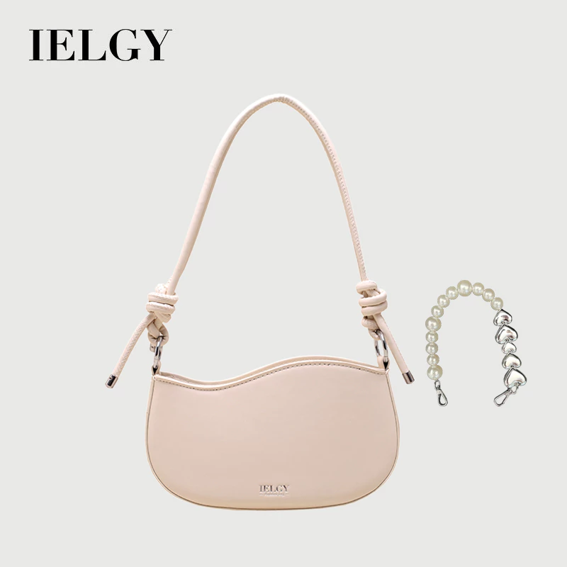 IELGY Dây đeo vai có thể điều chỉnh Túi đeo chéo màu trắng dành cho nữ