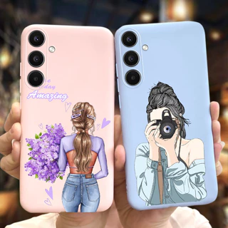 Ốp Lưng Silicone DẻO HọA TiếT HoạT HìNh Dễ Thương Cho Samsung Galaxy A14 A34 A54 5G Samsung A14 SM-A145F