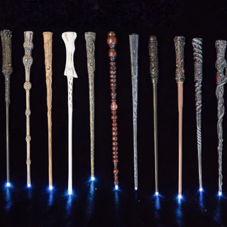 36cm Cosplay Show Harri Potter Magic Wand Full Range of Magic Stage Props Glow Magic Wand Đạo cụ Halloween có hộp