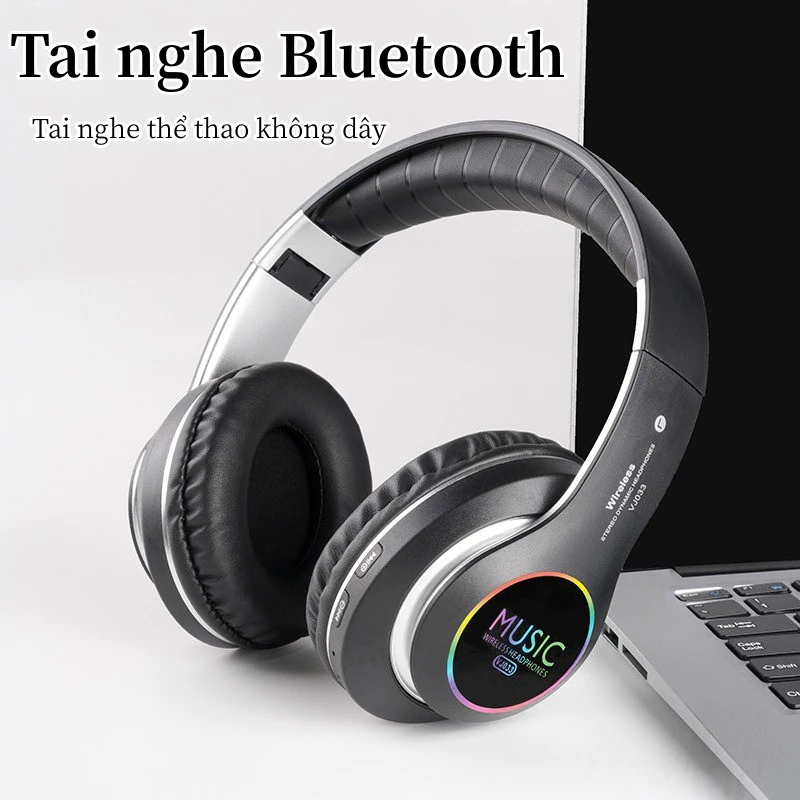 [Phong Cách Mới] Tai Nghe Bluetooth Thể Thao Không Dây Dạ Quang Mẫu Cross-Border VJ033 [deerlu05]