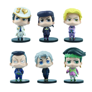 Set 6 Mô Hình Nhân Vật Phim Hoạt Hình Jojo 'S Bizarre Adventure 7-8cm