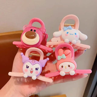 SANRIO Kẹp Tóc Hình Gấu Hoạt Hình Phong Cách Hàn Quốc Xinh Xắn