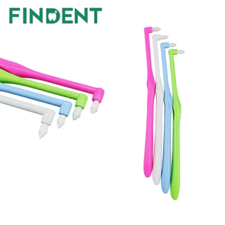 1 miếng tuft toothbrush tufted brush end-tuft trim toothbrush soft trim toothbrush single compact interspace brush để làm sạch chi tiết