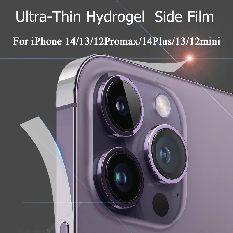 Phim Dán TPU Hydrogel Siêu Mỏng Trong Suốt Cho iPhone 14 13 12 Pro Max Mini Plus 14Pro 13Pro 12Pro Max 13Mini 12Mini 14Plus