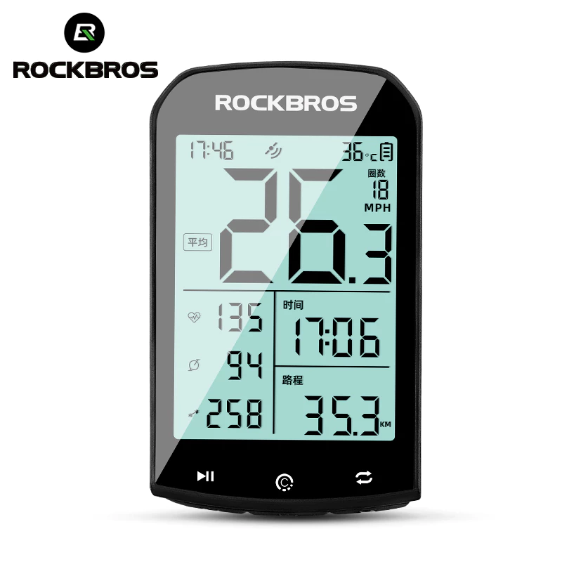 ROCKBROS Đồng Hồ Đo Tốc Độ Xe Đạp M1