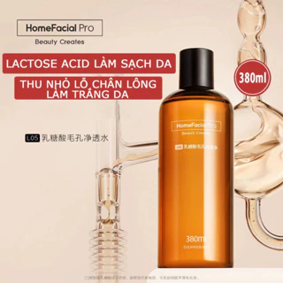 HFP HomeFacialPro Lactose Acid lọc thấm thu nhỏ lỗ chân lông tẩy mụn đầu đen Toner cho nam giới và phụ nữ