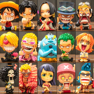 Mô Hình Nhân Vật One Piece Đầu To Dễ Thương Cao 10cm