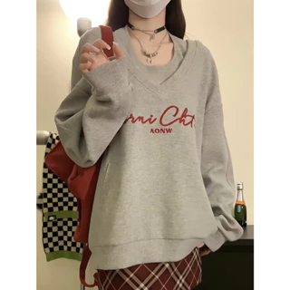 Áo Hoodie In Chữ Thiết Kế Đơn Giản Thời Trang Mùa Thu Mới