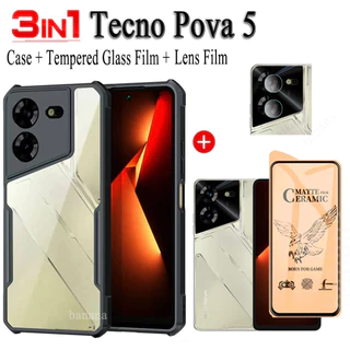 Ốp Điện Thoại Gốm Chống Sốc 3 Trong 1 Cho Tecno Pova 5 Tecno Pova5