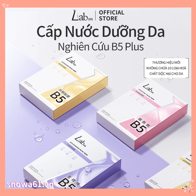 Mặt nạ Lab101 collagen niacinamide hydrolyzed chăm sóc B5 dành cho da khô Colorkey 10 miếng trong một hộp