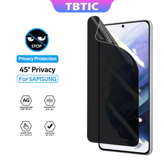 Miếng dán TBTIC bảo vệ màn hình giữ sự riêng tư cho Samsung S24 S23 Ultra Plus S22 S21 S20 Note 20 10 9 8 S10 S9 FE 5G 