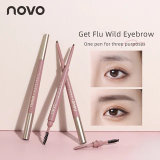 Novo 3 in 1 eyebrow pencil cosmetics makeup 4 colors tint natural long lasting paint tattoo eyebrow waterproof no.5902