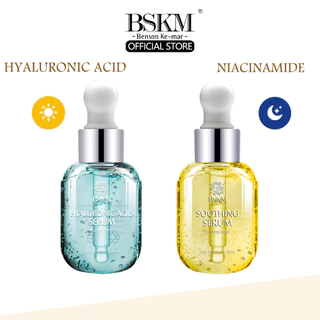 BSKM Serum Da Mặt Huyết Thanh Axit Hyaluronic / Huyết Thanh Làm Dịu Hoa Cúc Dưỡng Ẩm Làm Trắng Và Chống Lão Hóa Giảm Mẫn Cảm Và Mẩn Đỏ Cho Da Nhạy Cảm Skin Care 28ml 0284+0291