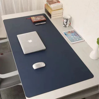 Double-sided solid color table leather table cloth large mouse pad văn phòng bàn viết máy tính xách tay bàn phím máy tính bàn phím học sinh bàn viết