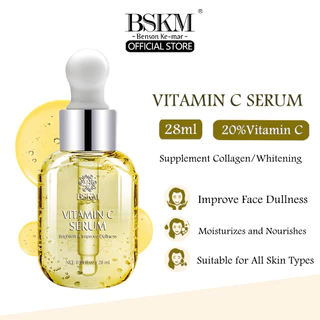 Serum dưỡng da mặt BSKM vitamin C tự nhiên làm trắng sáng làm mờ vết thâm/làm mịn phục hồi nếp nhăn chống lão hóa 28ml 0246