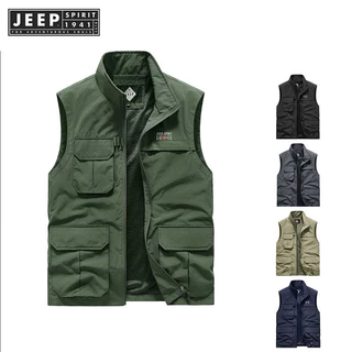 JEEP SPIRIT 1941 ESTD 2023 Áo khoác mùa thu và mùa đông mới của nam giới Casual Loose Coat