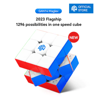 Gan14 Maglev 3x3 Khối lập phương tốc độ từ tính Rubik Khối xếp hình Đồ chơi 2023 Flagship