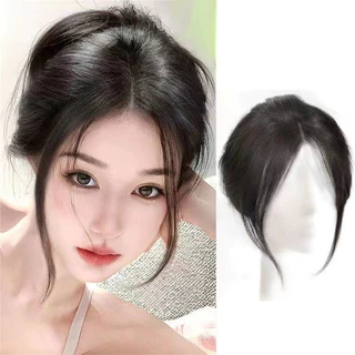 Phụ nữ tự nhiên 3d liền mạch tóc giả giả tóc giả mô phỏng toupee full cover kẹp phần mở rộng kẹp tóc