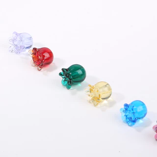 Beadia 8 * 10mm fower petals lampwork hạt mặt dây chuyền charm hạt thủy tinh tự làm vòng cổ cho đồ trang sức tự làm làm phụ kiện tóc