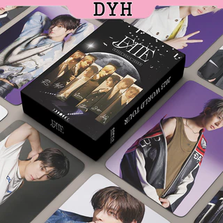 55 cái / hộp enhypen photocards kỷ niệm bước hy sinh máu đen tuyên ngôn: ngày 1 album lomo thẻ bưu thiếp