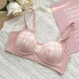 Áo ngực ren đồ lót không dây của phụ nữ đồ lót liền mạch cúp mỏng bralette thoáng khí