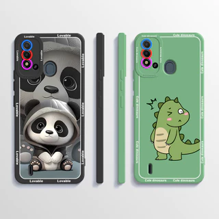 Itel vision 2s itel p37 p651l case 6.52 "hoa văn dễ thương nắp silicon mềm lỏng cho itel p37 itel vision 2s phone case