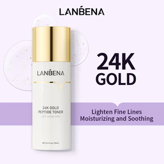 Tinh chất vàng 24k dưỡng da làm trắng Lanbena giúp làm mờ quầng thâm và nếp nhăn 100ml