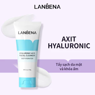 Sữa rửa mặt Lanbena Hyaluronic Acid làm sạch sâu bụi bẩn dưỡng ẩm chăm sóc da 100g