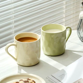 Cốc cặp đôi cốc nước cốc trà thiết kế gia dụng cốc cảm giác hand-pinch cốc gốm cốc nước văn phòng giá trị cao