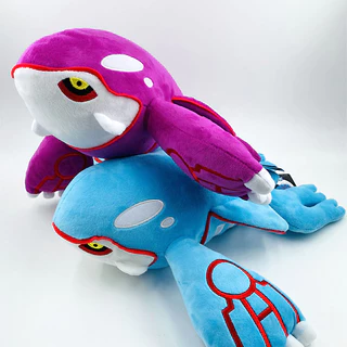 37 cm anime pokemon hình kyogre huyền thoại pokémon đồ chơi sang trọng búp bê giữ gối động vật nhồi bông mềm cá voi cho trẻ em quà tặng sinh nhật giáng sinh