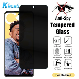 Kính Cường Lực Chống Nhìn Trộm Cho Realme Note 50 C63 C65 C67 C51 C55 C53 C35 C33 C30s C30 C25 C25s C21 C21y C25y C20 C11 2021 C17 C15 C12 C11 C3 C2 X7 X2 Xt X50 Pro Narzo 50a 50i Prime 30A 4G 5G