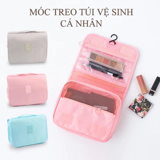 Túi trang điểm du lịch đa chức năng với hanger