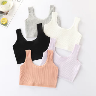 6-18 y girls training bra cotton girl bra top skin-friendly lingerie vest teenager camisole sports bra