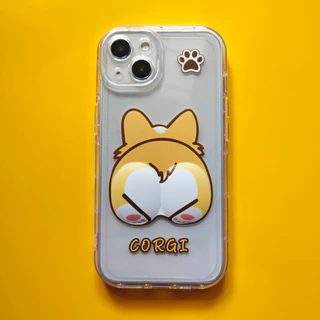 Ốp Điện Thoại Tpu Dẻo In Hình Chó corgi Cho iphone 6 / 7 / 8 plus / x / xr / xs max 14 / 13 / 12 / 11 promax