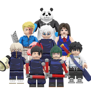 Khối Mô Hình Đồ Chơi jujutsu kaisen anime gojo satoru panda wm6140