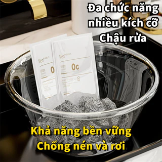 Chậu Rửa Dày Dặn Trong Suốt Tiện Dụng Cho Học Sinh