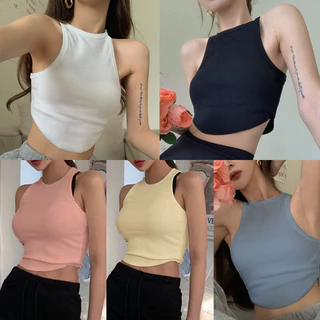 Áo croptop Hai Dây Ôm Dáng Gợi Cảm Dành Cho Nữ