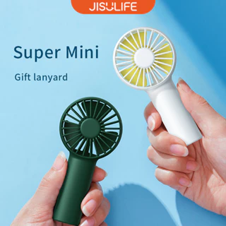 Quạt Cầm Tay Mini JISULIFE - Pin 2000mAh - Sạc Nhanh - Sử Dụng Lên Đến 12H