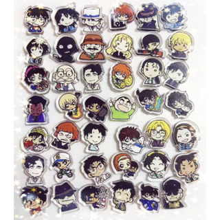 1 Miếng Dán acrylic 2cm Hình Thám Tử conan diy Trang Trí Tủ Lạnh Detective Conan  Shinichi Kudo