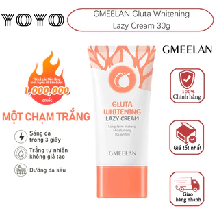 【💯hàng thật】 Gmeelan Gluta Whitening Lazy Cream 30g SPF20 PA++ Dưỡng Ẩm Làm trắng da Cân bằng màu da Kem Làm sáng da Kem làm trắng da