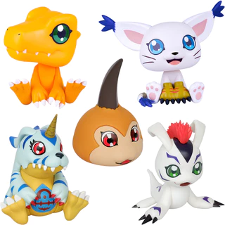 10-13cm Anime Digimon Phiêu Lưu Hình Gomamon Tailmon Agumon Tunomon Gabumon PVC Nhân Vật Hành Động Đồ Chơi Mô Hình Các Bức Tượng Nhỏ Búp Bê Trẻ Em