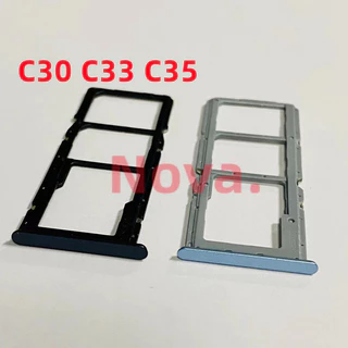 Khay đựng thẻ SIM cho Oppo Realme C30 C30S C33 C35 Khe cắm Simtray Phần điện thoại di động