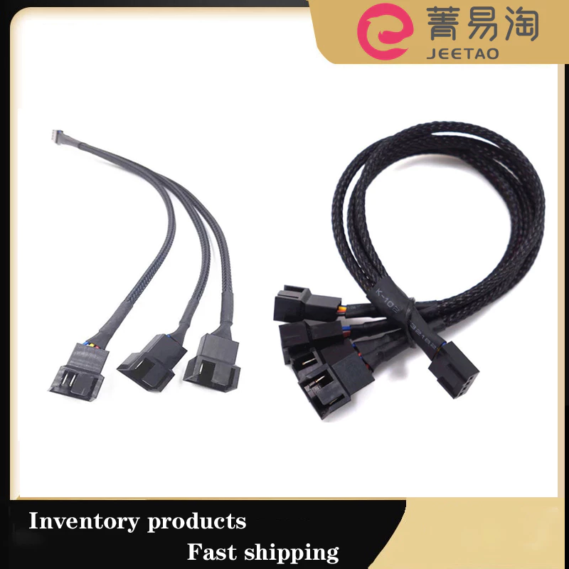 Cáp Chia Cổng Quạt Máy Tính / Quạt Mở Rộng 4P 27cm 1to1 1to2 1to3 1to4 4PIN PWM 4P Cách Điện