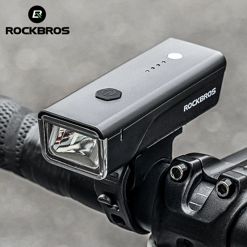 ROCKBROS Đèn Chiếu Sáng 260 Chống Nước ipx4 1500mah Cảm Biến Thông Minh Cho Xe Đạp